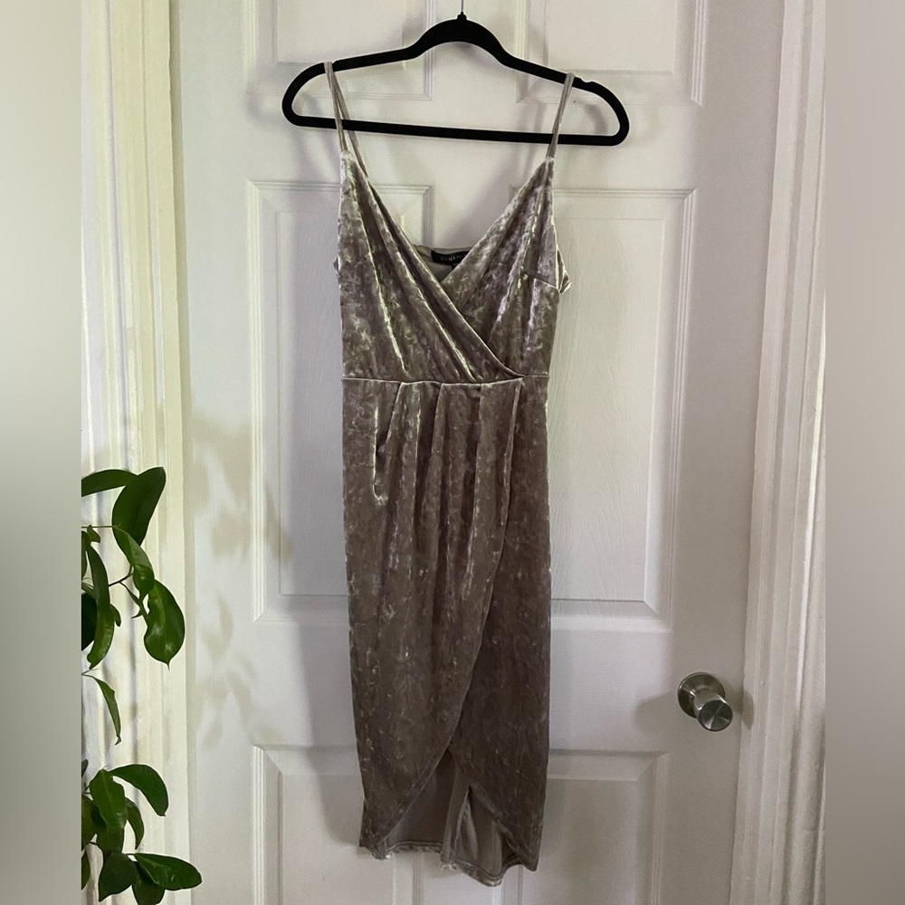 DYNAMITE Elegant Velvet Dress